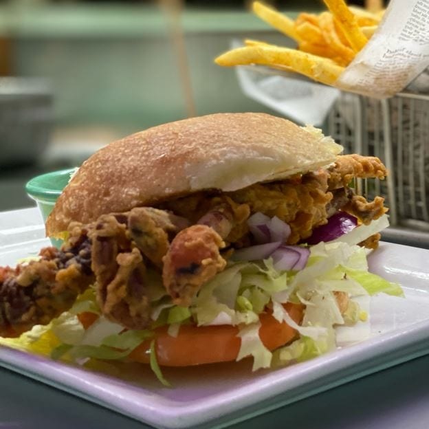 Soft Shell Crab Sandwich.