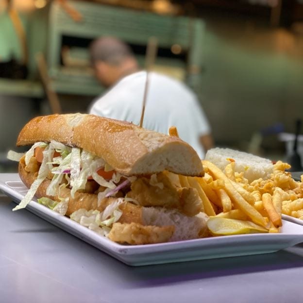 Shrimp Po'boy.