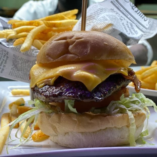 Certified Black Angus Burger.